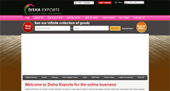 Desktop Screenshot of dishaexports.com